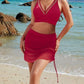 🏝️🔥Mother's Day Hot Sale 50%🔥👙Slimming Mesh Sheer Sarong Wraps Tummy Control Swimsuit