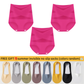 💖Last Day-Buy 1 Get 3 PacksSize High-Waist Cross Tummy Control Panties🎁Free socks Today💖Plus-!!