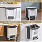 🔥Hot Sale ( Summer Promotion 50%)🔥Kitchen Cabinet Foldable Trash Can