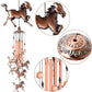 🔥Christmas Sale-Up to 50% Off🎁Pure hand-made Copper Horse wind chimes
