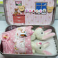 🔥Easter Best Gift!!🎁🐇Bunny Easter Plush Mummy And Baby Bunnies In Pocket Tin: Role Play Sibling Gift