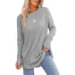 🔥HOT SALE-UP TO 50%  Off🔥Womens Tunic Tops to Wear with Leggings Long Sleeve Thumb Hole Shirts Crew Neck Curved Hem