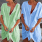 🔥🔥Buy 1 Get 1 Free🔥🔥Summer Polyester Loose Short Dresses  Casual Women's  shirt