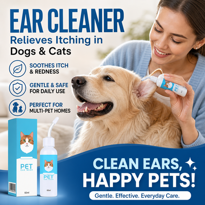 🐶50% OFF🐱 Ear cleaner, Relieves itching in dogs & cats