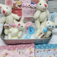 🔥Easter Best Gift!!🎁🐇Bunny Easter Plush Mummy And Baby Bunnies In Pocket Tin: Role Play Sibling Gift