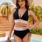 ⏰Last Day Promotion 60% OFF -⏳2025 High Waisted Tummy Control Color Block Bikini Sets