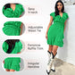 💖MOTHER'S DAY 60% OFF💃Women's Elegant Waist Tie V-Neck Ruffle Dress