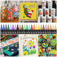 🎨Last Day⚡50K+ SOLD!💥EACH COLOUR ONLY ￡0.23!!!✨🔥 Dual Tip Acrylic Paint Pen Marker - 24/48/72 Colors