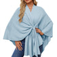 🔥Elegant Shawl Wraps Soft Open Front Poncho Sweater