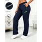 🏆 Last Day Special Price £12.99🔥Women’s Straight-Leg Cargo Trousers – Elastic Waist, 6-Pocket Casual Pants for Work, Travel & Everyday Wear 👖✨