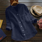 🔥HOT SALE 50% OFF🔥 Handmade Linen Cotton Casual Loose Shirt