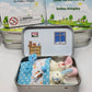 🔥Easter Best Gift!!🎁🐇Bunny Easter Plush Mummy And Baby Bunnies In Pocket Tin: Role Play Sibling Gift