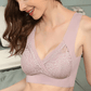 ROSY LIFT BRA –Plus Size Comfort Extra Elastic Wireless Support Lace Bra (Size runs the same as regular bras)
