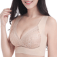 ROSY LIFT BRA –Plus Size Comfort Extra Elastic Wireless Support Lace Bra (Size runs the same as regular bras)