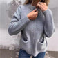 🔥LAST DAY 50% OFF💖 Round Neck Zipper Knitted Jacket