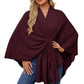 🔥Elegant Shawl Wraps Soft Open Front Poncho Sweater