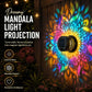 🔥Last Day Surprise Price: 🎉Only £7.99!! 💡Solar Mandala Projector Light – Waterproof Outdoor Wall Decor with Auto On/Off