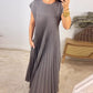 🌹Mother's Day Promotion 🎁Sleeveless Pleated Simple Solid Color Dress
