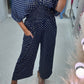 🔥2025 Hot SALE 50% OFF🔥 Polka Dot Printed Elastic Waist Jumpsuit