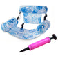 🏊LAST DAY SALE ONLY ￡10.99!!💺 Inflatable Pool Floating Chair | Breathable Mesh & Portable Summer Lounger 🌊