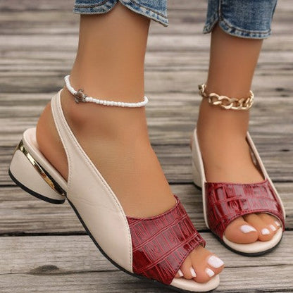 🌹Mother's Day Promotion 🎁Stylish, comfortable chunky heel sandals for women (buy 2, get free shipping)