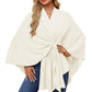 🔥Elegant Shawl Wraps Soft Open Front Poncho Sweater