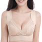 ROSY LIFT BRA –Plus Size Comfort Extra Elastic Wireless Support Lace Bra (Size runs the same as regular bras)