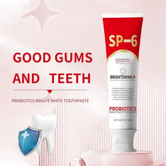 🤩Brighten Your Smile with Every Brush🔥Super Probiotic-6 Toothpaste with 6 Probiotics oalance Oral microbiota strength