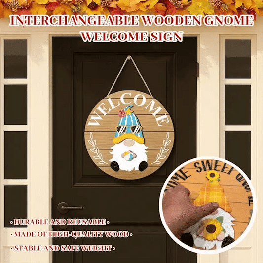 🏆50K+ SOLD! Almost Gone 🎅Magnetic Interchangeable Wooden Gnome🧙‍♂️