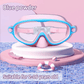 🏊‍♀️ last day Buy 1 Get 1 Free🏊‍♀️-HD children's large frame waterproof and anti-fog swimming goggles