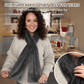 🎅Christmas Special Deals £9.99!!⚡50K+ SOLD!🧣Ultra-Soft Faux Fur Pull-Through Scarf with Secret Zipper Pocket