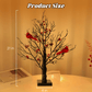 🔥Hot Sale 65% OFF🔥Vintage Glowing Cardinal Tree With Berries🎄