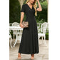 👗2026 Summer Hot Sale 50% OFF🌈 Women's V neck Ankle Length Floral Print Beach Long Flowy  Maxi Dress with Pockets🎀