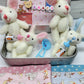 🔥Easter Best Gift!!🎁🐇Bunny Easter Plush Mummy And Baby Bunnies In Pocket Tin: Role Play Sibling Gift