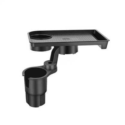 🥳2026 NEW SPECIAL 50% OFF 🎉💕50K+SOLD💕2-in-1 Car Cup Holder Tray with 360° Swivel & Expandable Base – Universal Vehicle Organizer for Meals, Devices & Snacks