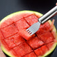 💥HOT SALE Buy 1 Get 1 Free🔥🍉 Effortless Fruit Prep✨ 2-in-1 Fruit Cutter & Fork – For Quick and Easy Fruit Serving! 🍓