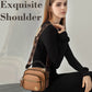 🔥Christmas Sale-Up to 50% Off🛫Classic Multifunctional Compartments Adjustable Wide Shoulder Strap Leather Crossbody Bag