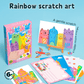 🎉 Best-Selling Painting Gift🎅20Pcs DIY Rainbow Scratch Art