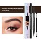 🔥Buy 1 Get 1 Free💖 Achieve Perfect Brows Instantly✨2-in-1 Dual-Ended Eyebrow Pen
