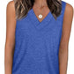 🎁Last Day Promotion 49% OFF✨Women's Sleeveless V-Neck Slimming Loose Fit Casual Tank Top T-Shirt