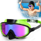 🏊‍♀️ last day Buy 1 Get 1 Free🏊‍♀️-HD children's large frame waterproof and anti-fog swimming goggles