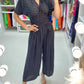 🔥2025 Hot SALE 50% OFF🔥 Polka Dot Printed Elastic Waist Jumpsuit