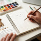 🔥Limited Days-Up to 50% Off🔥🖼️Beginner-Friendly💕 Watercolor Workbook
