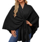 🔥Elegant Shawl Wraps Soft Open Front Poncho Sweater