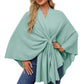 🔥Elegant Shawl Wraps Soft Open Front Poncho Sweater