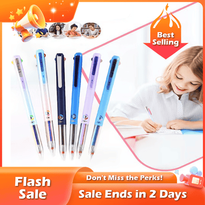 🏆Flash Sale⚡ 50K+ SOLD! Almost Gone-💥6 PCS Multicolor Pen, 3-in-1 18 Colors,Best Gifts