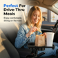 🥳2026 NEW SPECIAL 50% OFF 🎉💕50K+SOLD💕2-in-1 Car Cup Holder Tray with 360° Swivel & Expandable Base – Universal Vehicle Organizer for Meals, Devices & Snacks