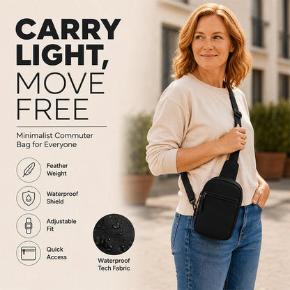 🎒50% OFF NOW ! ✨Upgraded 2.0 Travel Sling Bag – Anti‑Theft RFID Blocking 500D Nylon Crossbody Chest Bag for Daily Commute & Outdoor Trip