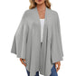 🔥Elegant Shawl Wraps Soft Open Front Poncho Sweater