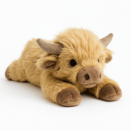 🔥Black Friday UP TO 80% OFF😍The Toasty Little Baby In My Arms🐂Weighted Highland Cow Plushy